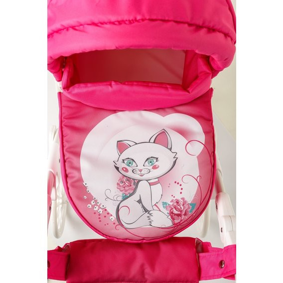 Коляска для куклы ADBOR LILY WHITE LW-01