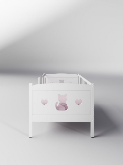 Кровать MALIKA White Kitty 160х80 белый